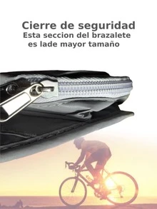 1pc Multifunction Sports Armband Mobile Phone Arm Bag For Outdoor Running. VMingo - Grey - View 2