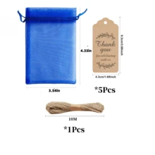 10-600 Pieces Of Mesh Bag With Thankyou Card, Organza Transparent Packaging Bag, Mesh Bag Gift Drawstring Bag, Thankou Card Packaging Label, Gift Thank-You Card, Suitable For Birthday Parties, Father's Day, Mother's Day, Wedding Parties, Graduation Ceremonies, Gender Disclosure Parties, Welcome Parties, Theme Parties, Retirement Parties, Graduation Parties, And Other Holiday Souvenir Packaging, Small Gift Decoration Bags