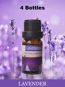10ml Aromatherapy Essential Oil Yoga Oil Plant Essential Oil For Humidifier Diffuser Fruit Flower Aroma Fragrance Oil Jasmine Lavender Rose Orange, Living Room And Bathroom Deodorization,Suitable For Diffusers, Humidifiers