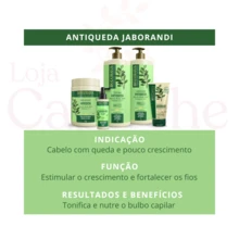 Kit Jaborandi Shampoo, Condicionador e Banho de Creme Bio Extratus - 1L Antiqueda e Crescimento
