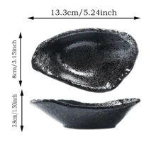 1pc Ins Style Creative Seashell Ceramic Dipping Sauce Dish, High-Quality Seashell Shaped Condiment Dish, Minimalist Ceramic Sauce Plate For Home, Sushi & Seafood Seasoning