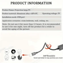 1 Set 360° Rotating Skull LED Projection Light, Rotating Skull LED Night Light With Interchangeable Palm Pattern And Face (3 Patterns Interchangeable) - USB Powered Halloween Decor, Halloween Decoration Halloween Decoration Room Decor Halloween Garden Decor For Gift Fairy Holiday Decor Festival DecorHalloween Decor Christmas Decoration Thanksgiving Wedding Home Decor Home Decor Fall Decor Autumn Decor Birthday Decorations For Gifts Party Supplies Indoor Outdoor Garden Holiday Festival Decor Wall Decor Halloween Ornaments - Multicolor - View 9