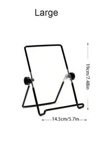 Tablet & Phone Stand With Metal Foldable Desktop Iron Wire Holder