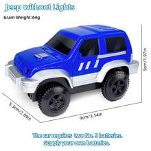 Various Car Shaped Toy Vehicles, Including Car, Race Car, Construction Vehicle, Fire Truck, Off-Road Vehicle, Electric Lighting Car, Track Cars, Toy Cars That Can Run On Tracks And Flat Surfaces, Suitable As Children's Birthday Gifts, Christmas Holiday Gifts - Multicolor - View 19