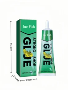JUE FISH Superklej do naprawy obuwia, uniwersalny klej do butów, skóry, toreb, sof, wodoodporny, szybkoschnący, elastyczny, wygodny i łatwy w użyciu - Wielokolorowe - Zobacz 11
