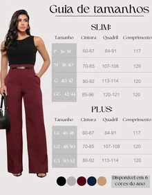 Women's Pantalona Pants Tailoring With Belt - Màu Đỏ Sâu - Xem 2