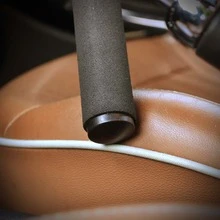 NetHong Steering Wheel Lock Heavy Duty RocwooD High Security Car Van Anti Theft 3 Keys - Black - View 9