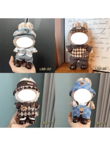 Conjunto de atuendo de muñeca de 17cm de felpa compatible con la primera y segunda generación de muñeca Sitting Party - Multicolor - Ver 2