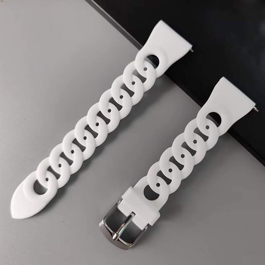 20mm 22mm 1pc Watch Strap Compatible With Samsung Galaxy Watch 4 5 6 Classic 40mm 44mm Gear S3 Silicone Bracelet Galaxy Watch 5 Pro 45mm, Band Compatible With Galaxy Watch Active 3/2/Gear S3/Amazfit Bip Bracelet Hua Wei Watch GT 2/3 Pro Bands