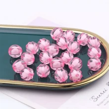 8/10mm Acrylic Colored Pumpkin Beads R DIY Bead Accessories Phone Chain Pendant Bracelet Jewelry Making Accessories - Hạt bí ngô - Xem 19