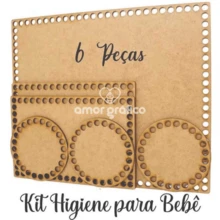 KIT MATERNIDADE MDF - Bege - Visão 1