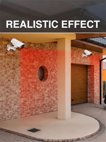 Fake Surveillance Camera Light, Realistic Appearance Dummy Camera, Virtual To Deter Criminals, Battery Operated view 5