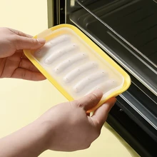 1 pieza Molde para hacer salchichas, molde de silicona con 6 cavidades para hacer jamón y perros calientes caseros, herramienta de cocina y del hogar para hornear salchichas y pasteles