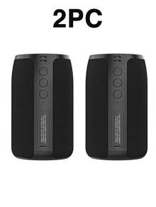 Głośnik bezprzewodowy Bluetooth ZEALOTPortable – wodoodporny IPX5, 10 W, miniaturowy głośnik bezprzewodowy z BT 5.2, 12-godzinny, bardzo długi czas odtwarzania, bateria 1800 mAh, dźwięk stereo Hi-Fi, obsługa mikrofonu/karty TF/USB/AUX – idealny do użytku domowego i na zewnątrz, kompatybilny z systemami iOS/Android. - Czarne - Zobacz 15