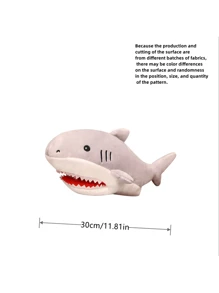 搞怪海洋动物手偶毛绒玩具可爱卡通鲨鱼虎鲸蜥蜴手偶家庭互动游戏生日礼物圣诞礼物新年礼物,尼莫,手偶,玩偶 - 彩色 - 查看 4