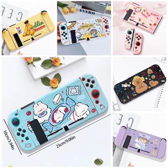 Cartoon Animal Game Console Protective Case & Soft Cover For Controller Compatible With Switch Anti-Drop Accessory