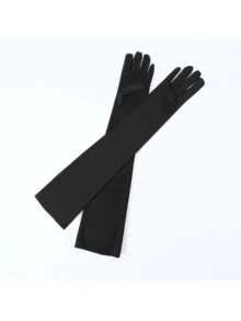 5 件 1920 年代盖茨比风格轻佻女郎服装配饰套装 20 年代人造轻佻女郎羽毛头饰复古珍珠项链手套水钻耳环派对头饰女士