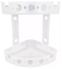 Plastic Shower Caddy | Mainstays 393KKWM - White - View 3