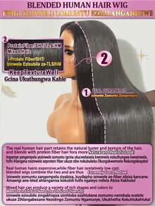 Peruca Lace Front de Cabelo Misturado Densidade 200% Castanho Chocolate Liso Longo 8-34 Polegadas Linha de Cabelo Natural com Cabelo de Bebê 13x4 Peruca Lace Frontal Castanho Escuro Osso Liso Cabelo Humano Misturado Pré-Arrancado Pré-Cortado Linha de Cabelo Natural com Cabelo de Bebê Peruca Lace Front Castanho Natural Liso 4# para Uso Diário