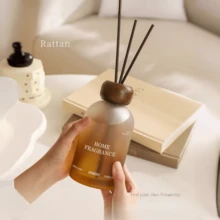 1pcsX250/1pcsX130ml/1pcsX120ml Large Capacity Home Fragrance Indoor Rattan Incense Long-Lasting Expansion Fresh Air Without Fire Essential Oil Fragrance, For Bestfriend Gifts,Gift For Woman,Winter Gift,For Halloween Gift,For Christmas Gift Long Lasting Fragrance, Long-Lasting Aroma, Good Fragrance Spreading Effect, High Fragrance Purity