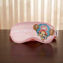 Miniso One Piece Chopper Eye Mask, Exquisite Printing Restores Character Charm, Great Light Blocking Item For Travel And Home, Considerate Companion For Nap And Business Trip (1 PC) - Pink - View 2