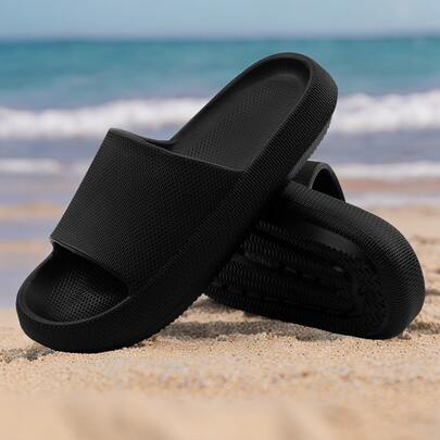 JENN ARDOR Unisex EVA Lightweight Non-Slip Breathable Shower Slippers Beach Indoor Home Bathroom Swimming Pool Shower Slippers Plastic Slippers