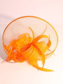 1pc Fascinators Hats For Women Tea Party Hats 1950s Kentucky Derby Hats Feather Hair Clip For Bride Wedding Party Birdcage Veil Headband Flower 1920s Headpiece For Horse Race Vintage Hats 50s Outfit Hats 1940s Victorian Hat Pillbox Hats Accessories For Women Girl Birthday Mother's Day Halloween Christmas Gift Mini Hats Tiny Hats Mini Top Hat Mini Cap, School Stuff, Gifts, Classy, Festival Outfits, Rave Accessories