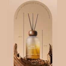 1pcsX250/1pcsX130ml/1pcsX120ml Large Capacity Home Fragrance Indoor Rattan Incense Long-Lasting Expansion Fresh Air Without Fire Essential Oil Fragrance, For Bestfriend Gifts,Gift For Woman,Winter Gift,For Halloween Gift,For Christmas Gift Long Lasting Fragrance, Long-Lasting Aroma, Good Fragrance Spreading Effect, High Fragrance Purity