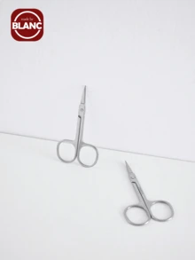 Professional Stainless Steel Cuticle Scissors - Ultra-Thin Precision Curved Manicure Tool, Perfect For Nail Care, Unscented - Secondary Edge Technology - Multicolor - View 3