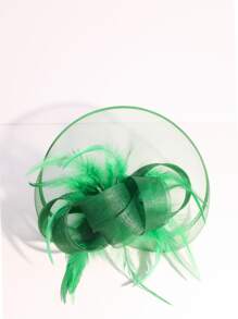 1pc Fascinators Hats For Women Tea Party Hats 1950s Kentucky Derby Hats Feather Hair Clip For Bride Wedding Party Birdcage Veil Headband Flower 1920s Headpiece For Horse Race Vintage Hats 50s Outfit Hats 1940s Victorian Hat Pillbox Hats Accessories For Women Girl Birthday Mother's Day Halloween Christmas Gift Mini Hats Tiny Hats Mini Top Hat Mini Cap, School Stuff, Gifts, Classy, Festival Outfits, Rave Accessories