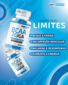BCAA 2 Giga - Best Protein: 120 Strength And Recovery Capsules! Boost Your Trainings With BCAA 2 Giga From Best Protein!   Increase Your Performance And Accelerate Muscle Recovery With BCAA 2 Giga From Best Protein. Each Bottle Contains 120 Essential Amino Acid Capsules That Help Reduce Fatigue And Improve Your Athletic Performance. - Không vị - Xem 4