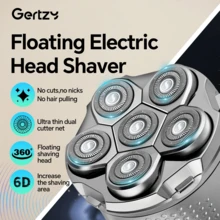 1pc High Power Electric Shaver, Bald Head Trimmer, Magnetic Floating Shaving Head, Ultra-Thin Dual Foil, Adjustable Gear, Type-C Charging, Compact & Portable, Men's Electric Razor, High-Quality Gift For Father's Day, Valentine's Day, Christmas - Multicolor - View 4