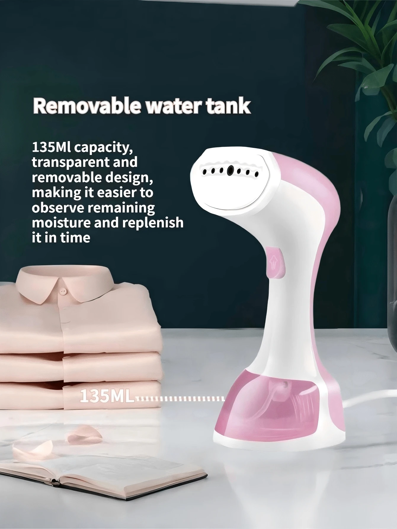 1个手持式挂熨斗，迷你电熨斗，便携式家用熨烫机，即时高温熨烫，智能温控保护，平熨/挂熨二合一，光滑大面板，多档速度调节，熨烫不伤衣物，适用于居家、旅行、出差等多种场合，轻松抚平衣物褶皱，即刻熨平，打造精致生活