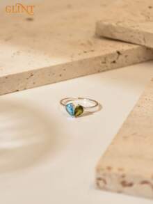 Custom Heart Birthstone Ring , Personalised 2 Birthstone Ring , Mothers Jewellery , Birthday Gift For Her , Stackable Ring , Bridesmaid Gift,Perfect For Weddings, Unique Women's Jewelry, Christmas Birthday Gift For Her,Gift For Her, Best Gift For Mother's Day, Valentine's Day, Easter,Daily Wear,For Birthdays,For Party