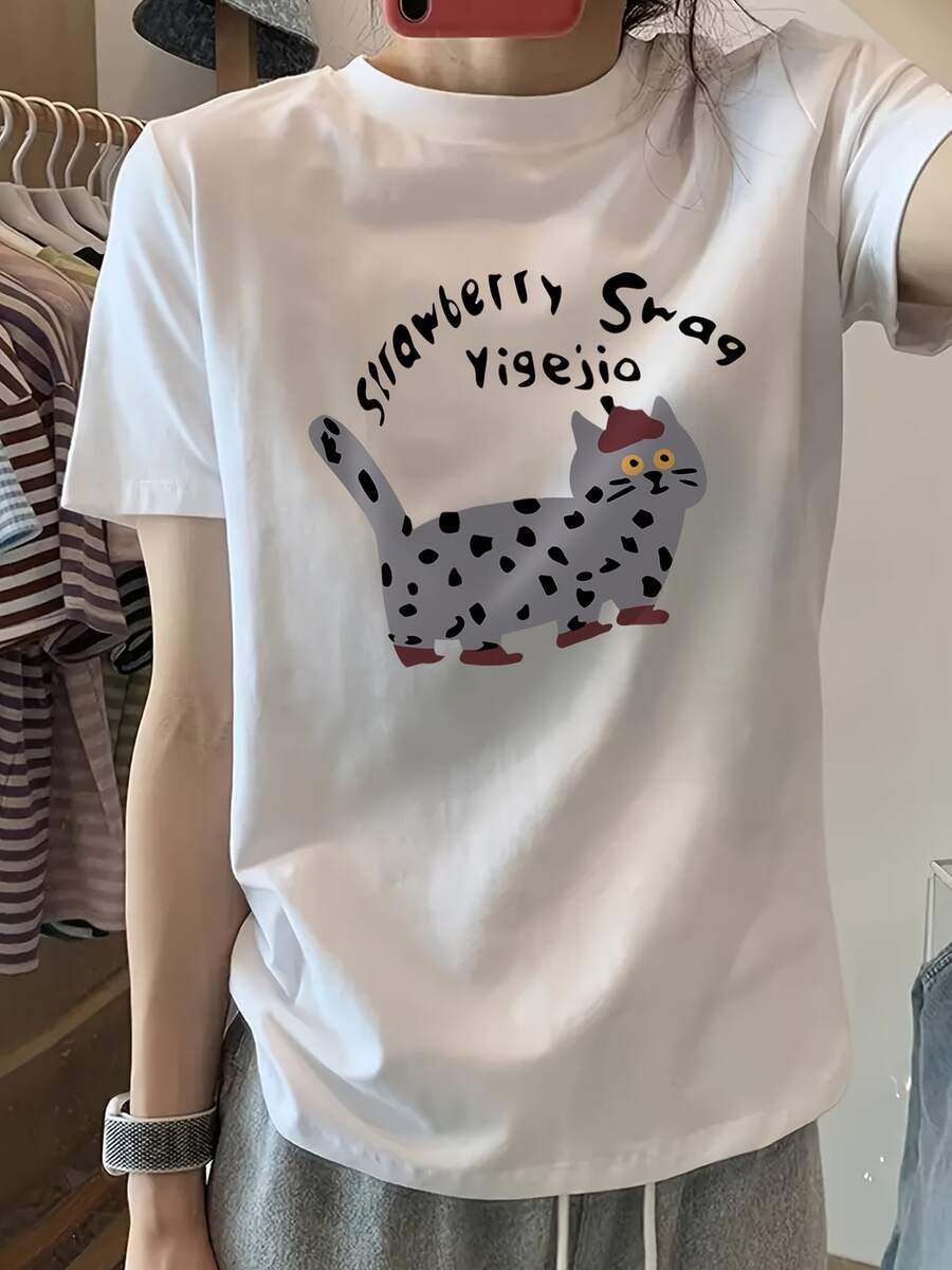 Women T-Shirts - 白色 - 查看 1
