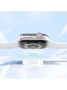 1pc 3.3ft/100cm USB-C Magnetic Wireless Charger Compatible With Apple Watch Series Ultra/Ultra2/9/8/7/SE/6/5/4/3/2/1, Portable And Efficient Charging Cable