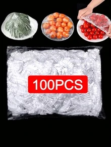 1/50/100/200 szt. Wielokrotnego użytku elastyczne osłony na miski na żywność, kolorowe, rozciągliwe osłony na żywność, odpowiednie do misek i talerzy o różnych rozmiarach, do kontaktu z żywnością, idealne do kuchni, na piknik, grilla, do akcesoriów kuchennych, jako osłona na żywność, do domu i salonu, jako pokrywa do kuchenki mikrofalowej, używane jako pokrywki do misek i do przykrywania resztek jedzenia, niezbędne w kuchni, aby zachować świeżość żywności.