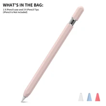 Case Compatible With Apple Pencil Pro And 2nd Generation Case Cover Silicone Protective Sleeve Skin Accessories With 3pcs Apple Pencil Tips Cover