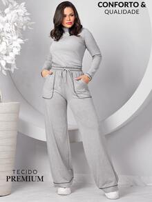 Women Two-Piece Outfits - Xám - Xem 1