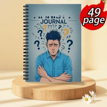 49-Page Mental Health Journal – Anxiety & Stress Relief Tracker With Self-Care Prompts & Mindfulness Worksheets | Daily Wellness Companion For Emotional Clarity & Personal Growth