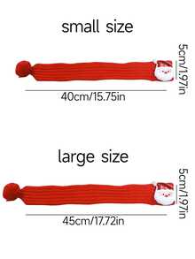 Conjunto de Chapéu e Cachecol de Natal para Animais de Estimação, Fantasia de Natal para Animais de Estimação, Capa Fofa de Outono/Inverno para Animais de Estimação, Fantasia e Conjunto de Chapéu Adorável para Feriados, Adequado para Cães e Gatos de Pequeno e Médio Porte, com Circunferência do Pescoço Dentro de 37,5 cm