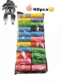 Leak-Proof Pet Waste Bags-10/20/40/50Rolls | Thick, , Odor-Control For HygienicFood & Pet Cleanup