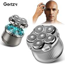 1pc High Power Electric Shaver, Bald Head Trimmer, Magnetic Floating Shaving Head, Ultra-Thin Dual Foil, Adjustable Gear, Type-C Charging, Compact & Portable, Men's Electric Razor, High-Quality Gift For Father's Day, Valentine's Day, Christmas - Multicolor - View 1