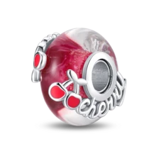 1 Piece Sterling Silver Luminous Charm Bead, Suitable For Original Bracelets, 100% 925 Pure Silver, Exquisite Style, Women's Jewelry Gift, Jewelry, Exquisite Snowflake Sky Blue Glass Cat Eyes, A Gift For Girls