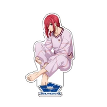 1 pieza Llavero de anime Bluelock, llavero acrílico de música Isagi, llavero de anime Nagi, correa para móvil Bachira, llavero de coche, dije de mochila escolar Chigiri, accesorio lindo para bolso, accesorios de coche, letra de 15 cm