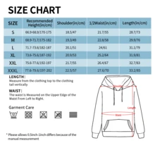 Men's Fleece-Lined Hoodie With Print - Casual Pullover Sweatshirt For Fall/Winter, Cotton Blend, Machine Washable - XL - View 3