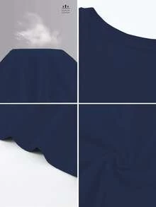 PAYEAH Woke Up S*Xy As H*Ll  Again T-Shirt  (Single Piece)100% Cotton 220g Heavy Cotton T Shirt - 藍色 - 查看 5