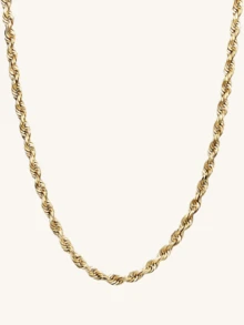 1pc Stainless Steel Twisted Rope Chain Bracelet, Classic Jewelry For Men, Minimalist Chain Bracelet, Hip-Hop Bracelet - Bracelet - View 9