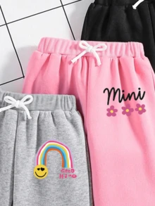 3件套幼儿卡通印花运动裤