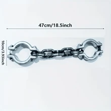 Accessoires de costume Menottes de prison Chaîne de poignet Halloween, Ensemble de fournitures pour fête